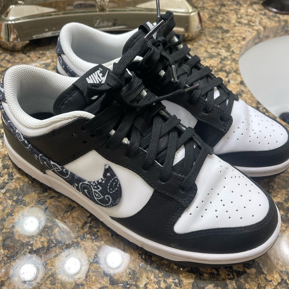 Women’s Nike Dunk Low Essentials, Paisley Pack Black